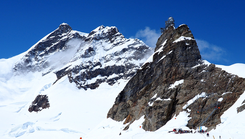 The research station on the Jungfraujoch. Image: flickr